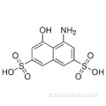 Acide 1-amino-8-hydroxynaphtalène-3,6-disulfonique CAS 90-20-0
